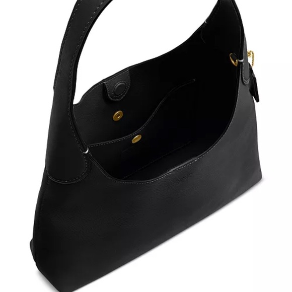 NWT Coach Black Brooklyn 28 Leather Shoulder Bag - Picture 6 of 11